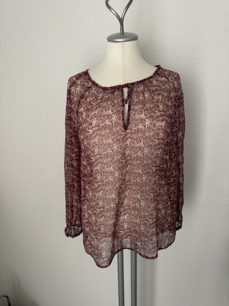 Mango Camicette: Elegante Bluse mit Muster, Grösse S Mango – Usato da Olten venduto da bir_k96n