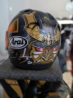 Arai RX-7V Evo Pedrosa Gold Spirit Helm