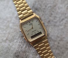 Casio Uhr (gold), Analog/Digital