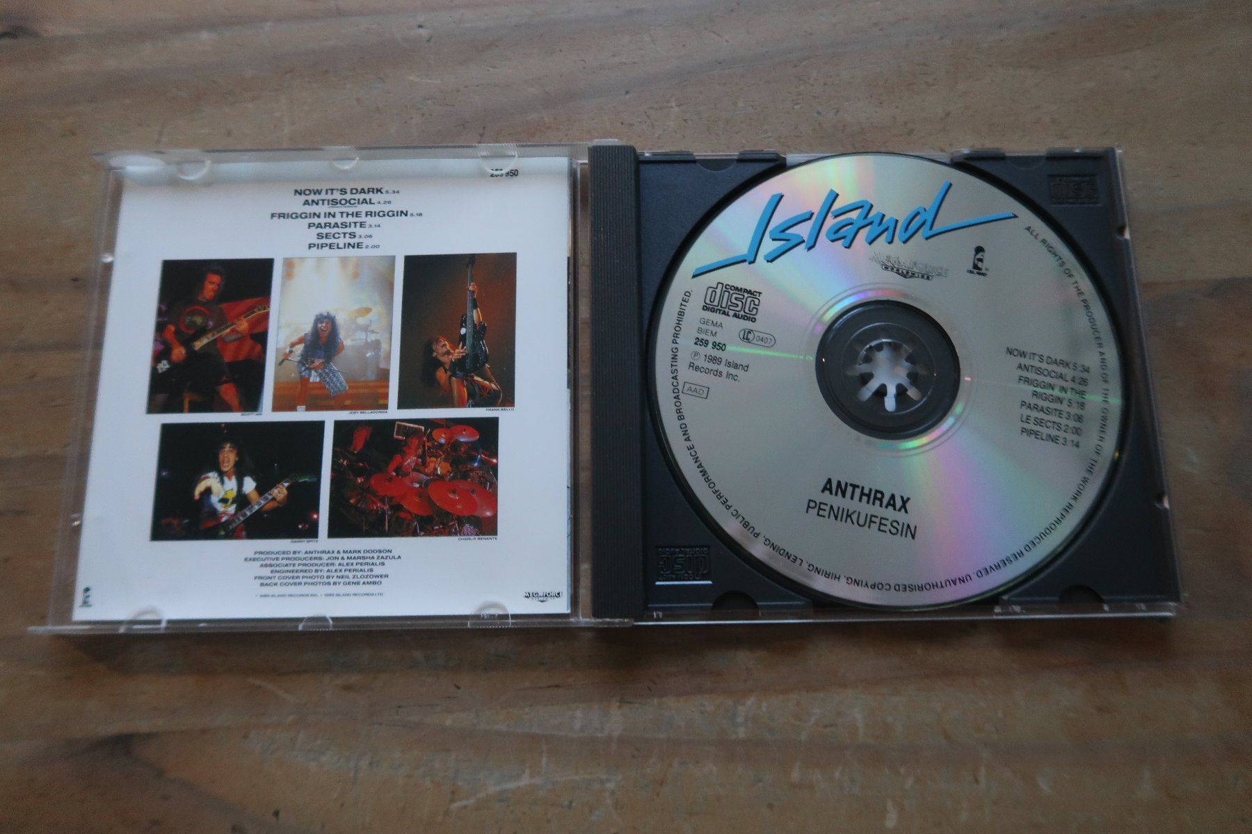 CD: ANTHRAX - PENIKUFESIN - CD – Usato da Basel venduto da Patiscat 3