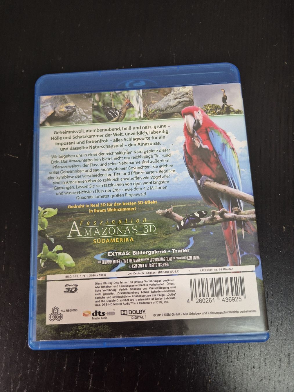 Tutti i DVDs: Blu-Ray 3D: Faszination Amazonas - Einzigartig! – Usato da Wald ZH venduto da _Hotarubi_ 1