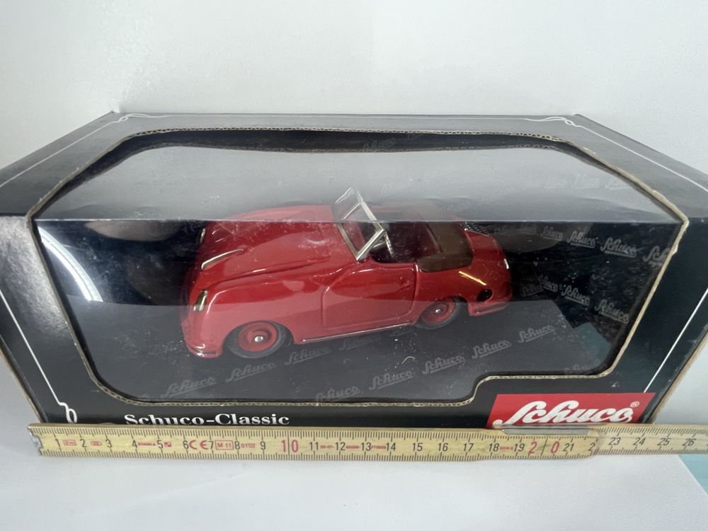 Schuco Classic N°01370 Sport Examico Porsche Rouge - Miniature Métal