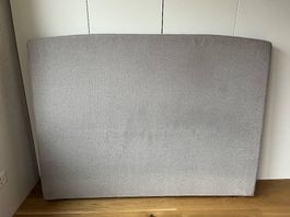 Tête de lit Epeda en coton gris clair