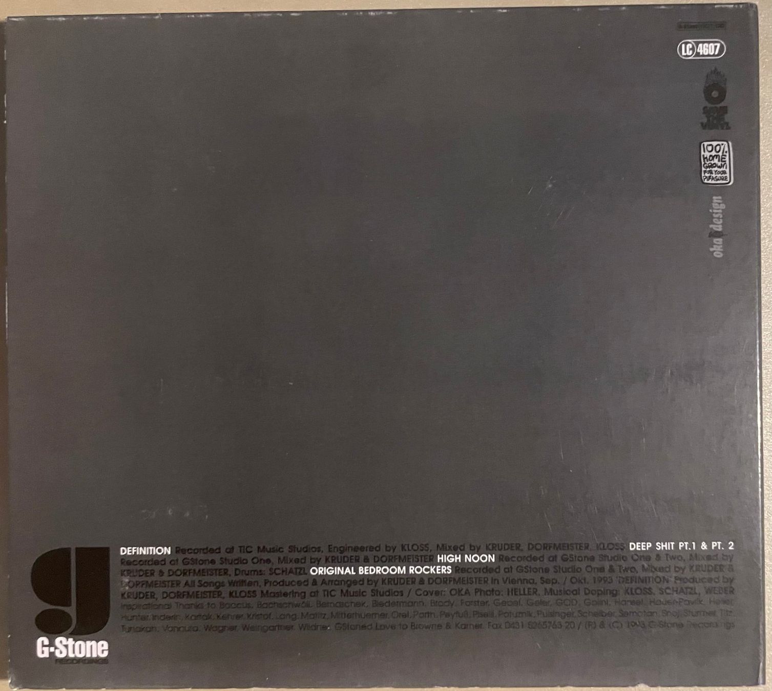 CD: Kruder & Dorfmeister / G-Stoned – Usato da Brunnen venduto da Barfly5 1