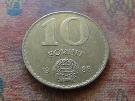 HONGRIE  10  Forint  1986