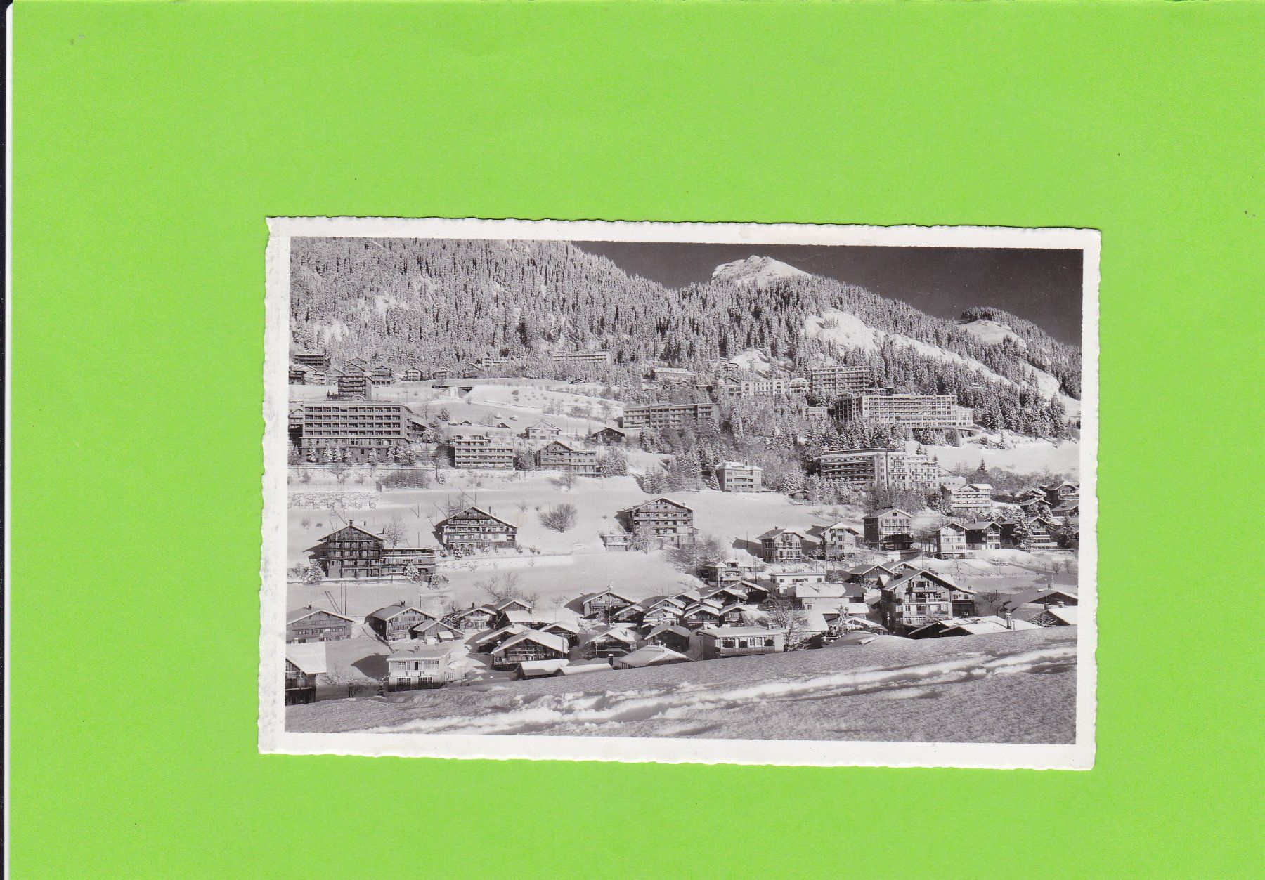 Cartoline postali: Leysin-village en hiver – Usato da St. Peterzell venduto da neckertal