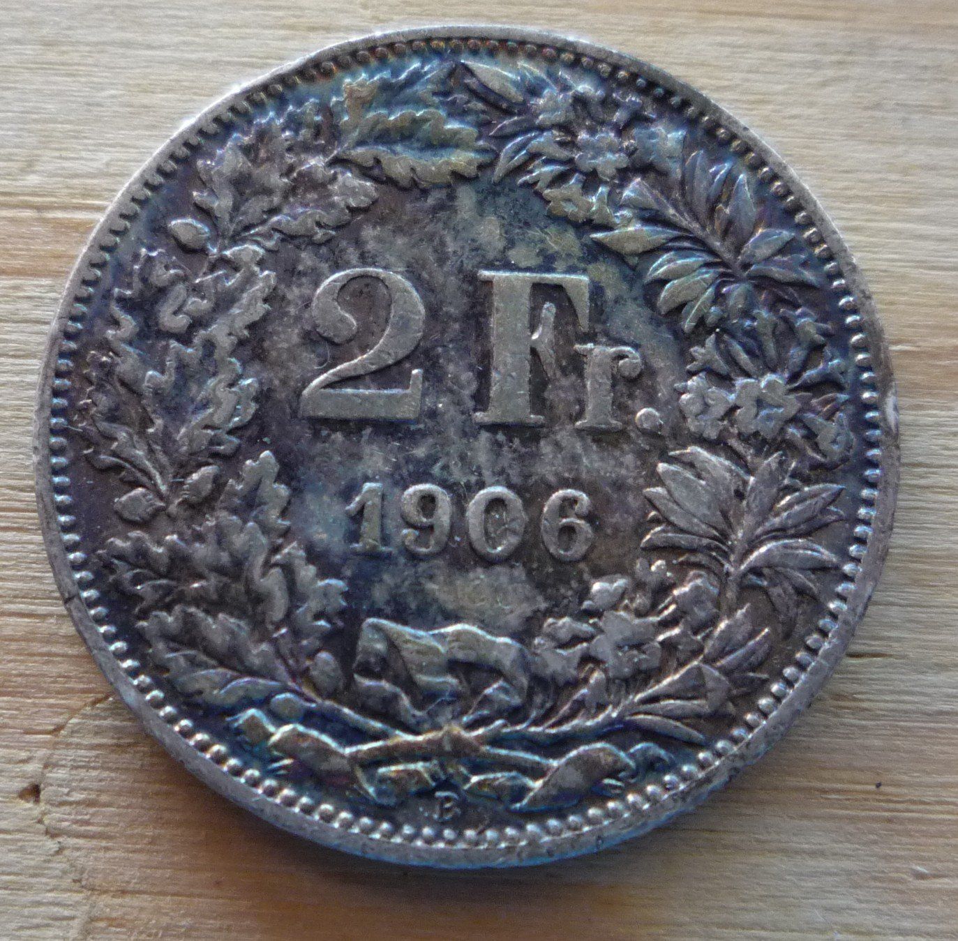 Toutes les monnaies: 2 Franken 1906, silber – D'occasion à Rieden SG par Brockehuesli
