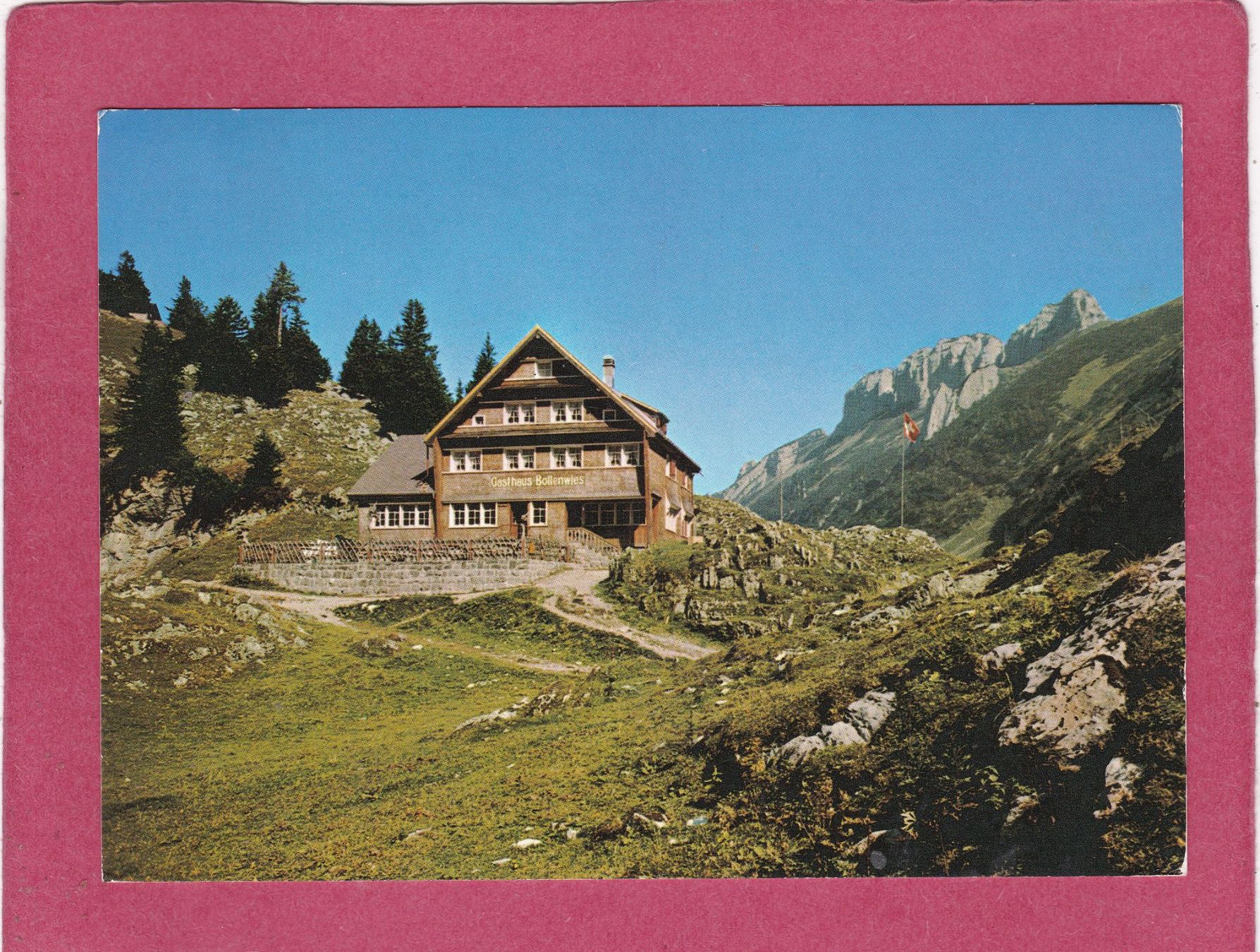 Cartoline postali: Bollenwees Blick auf Hohe Häuser 1983 – Usato da Herisau venduto da Lisegrat2008