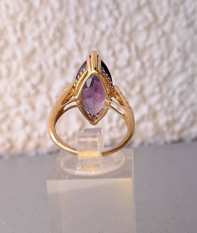 Anelli: Ring mit Amethyst GG 375 – Usato da Stans venduto da wer_fd5f 4