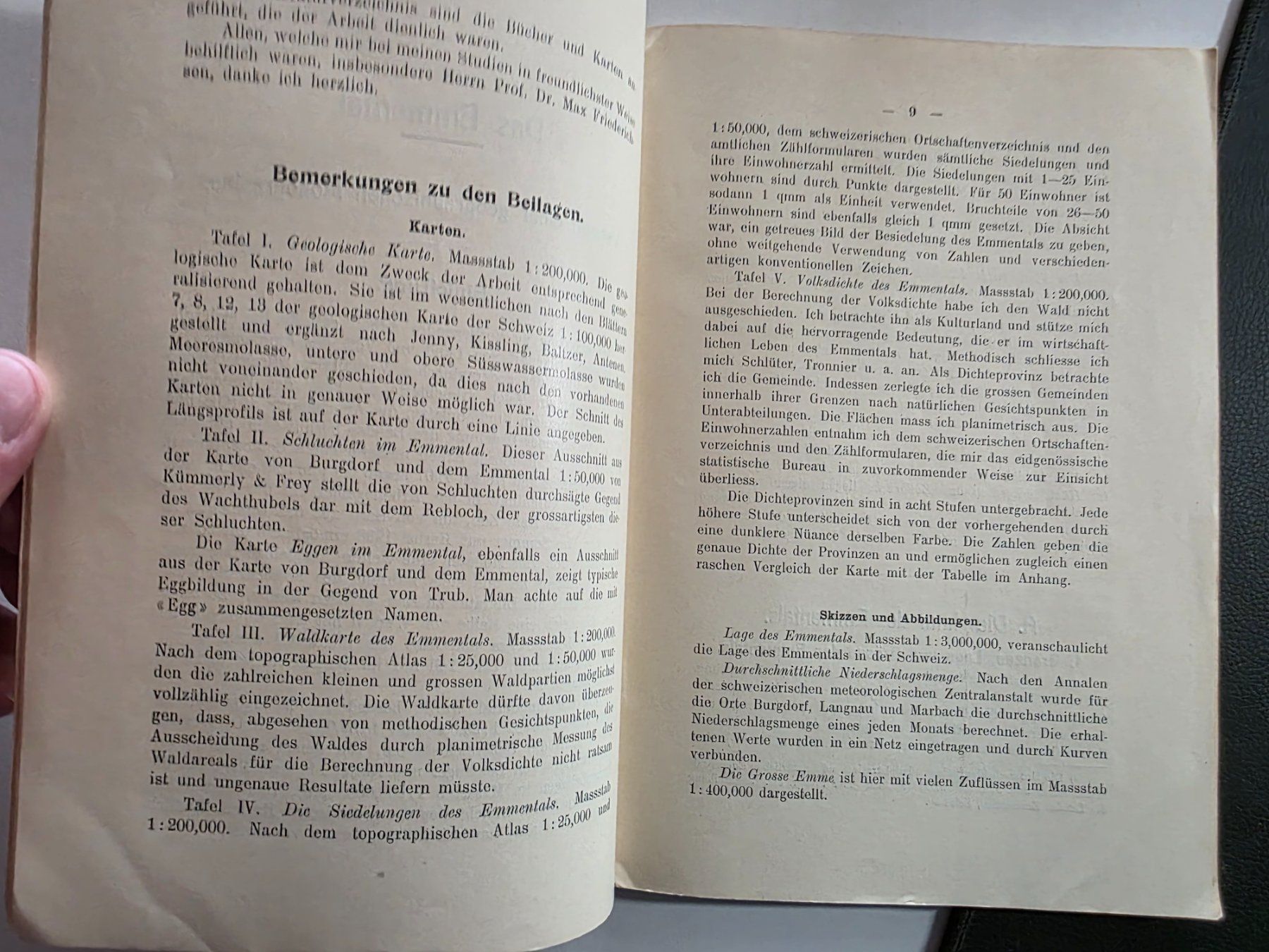 Bücher: Das Emmental Versuch einer geographischen Monographie 1910 – Gebraucht aus Walterswil BE von Lonitti 1