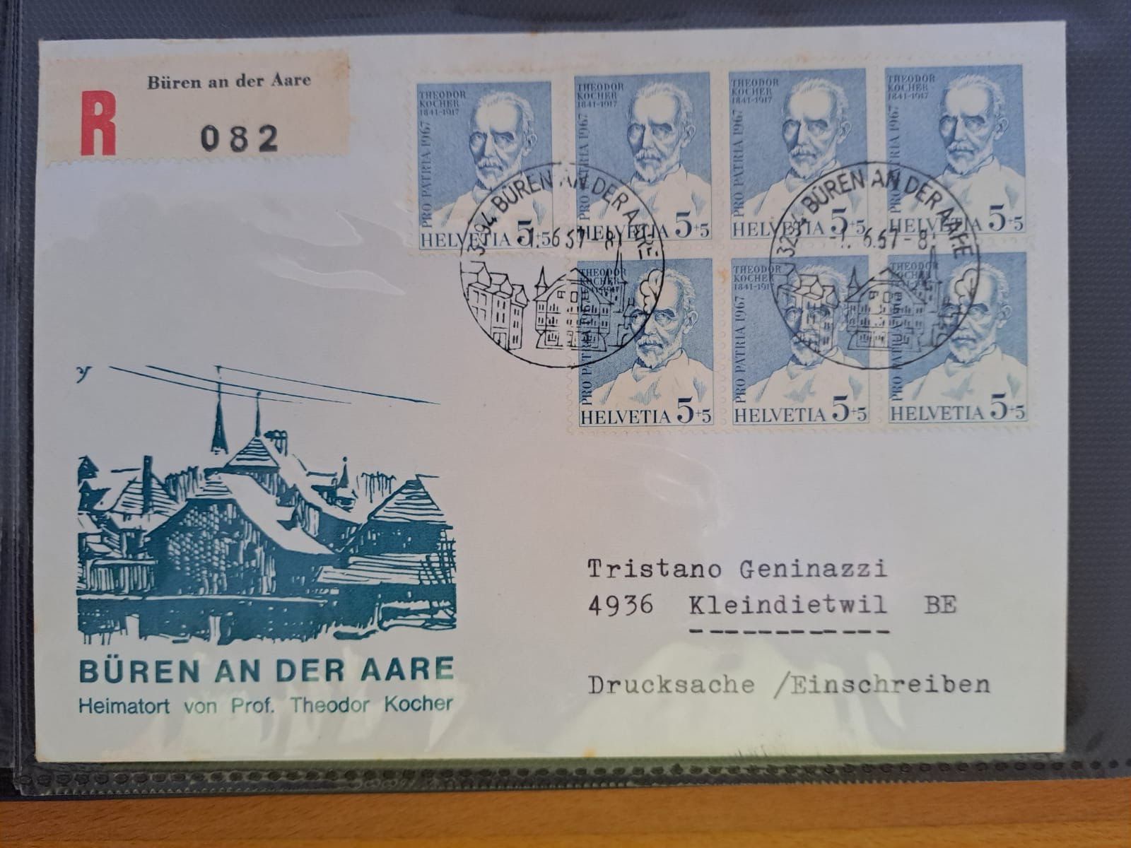 Album: 15 FDC-Album Schweizer Briefe – Usato da Effretikon venduto da Girlen14 3