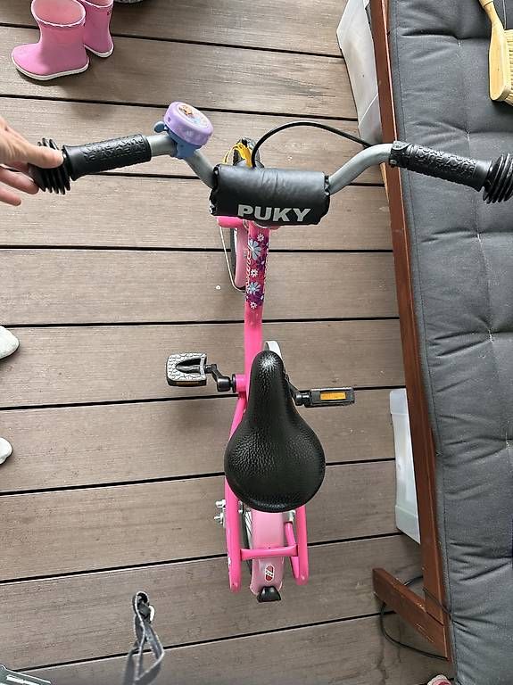 Velos: Puky Mädchenvelo 12" mit optionaler Stossstange – Gebraucht aus Hinterkappelen von tclapera 1