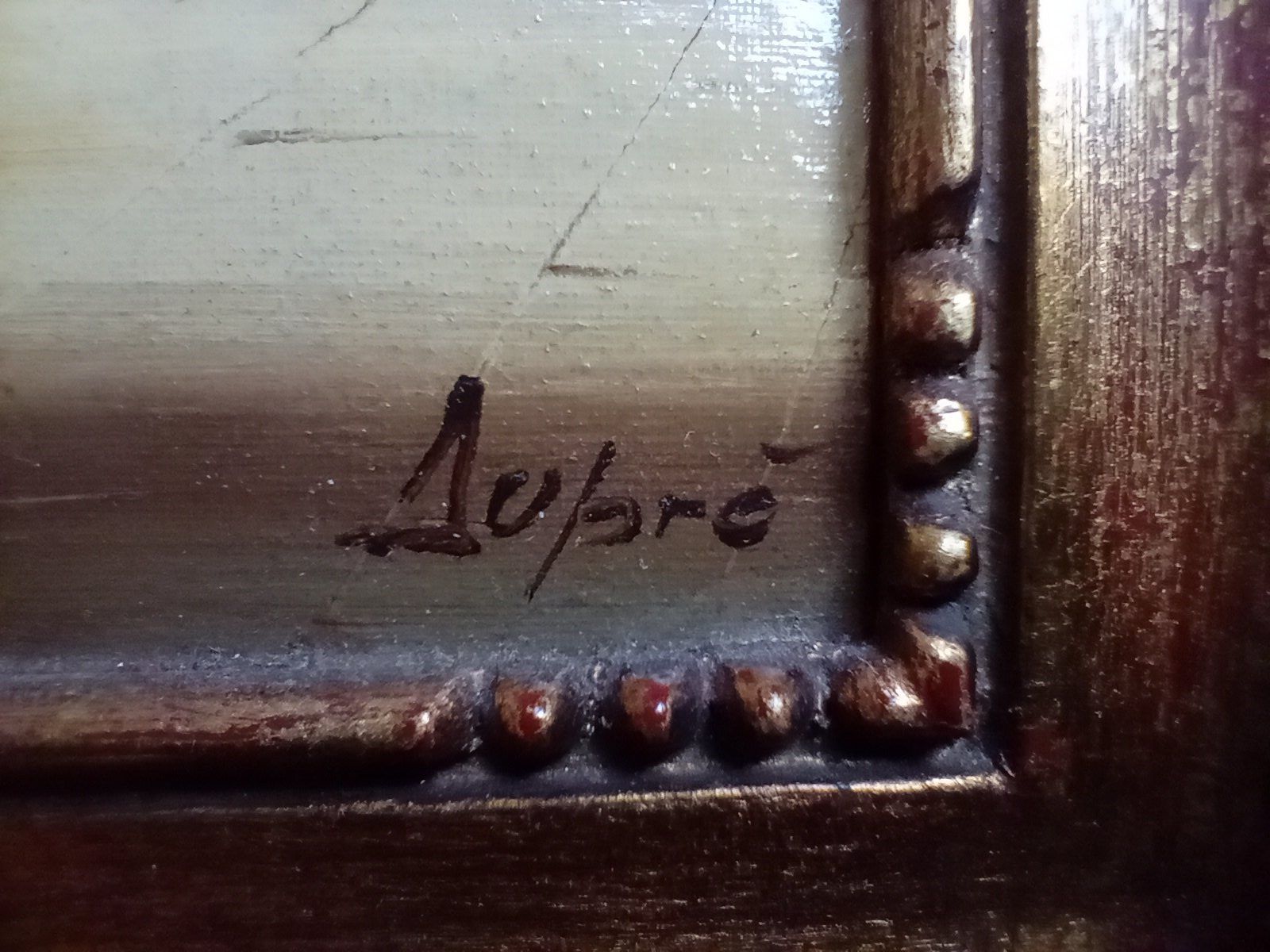 Gemälde: Gemälde signiert Alfred"Dupre" Hollywood Regency Holz Rahmen – Gebraucht aus Oberdorf BL von Barocki888 2