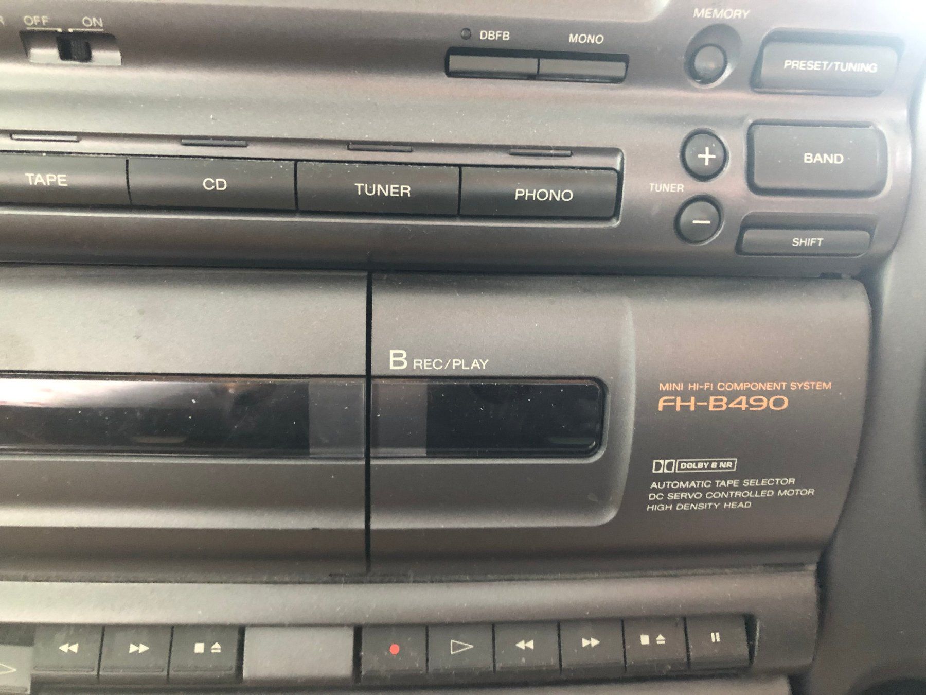 Sony Lettore multimediale & Streamer: Sony mini-hifi component system mhc490 Abholung Richterswil – Usato da Wald ZH venduto da rotschmuddl 3