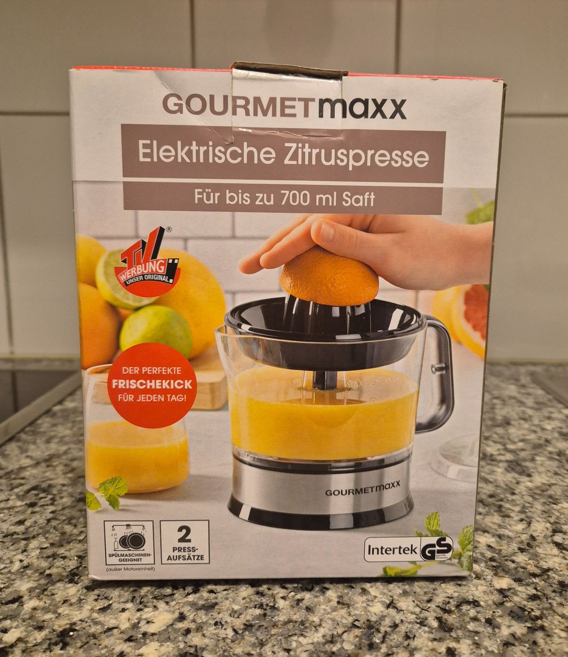 Elettrodomestici da cucina: Elektrische Zitruspresse – Nuovo e nell'imballaggio originale da Mellingen venduto da Loewe2006