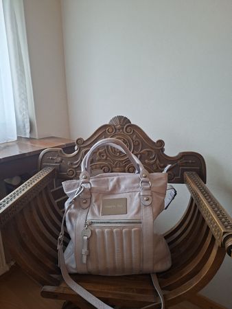 Handtasche Patrizia Pepe Leder flieder 