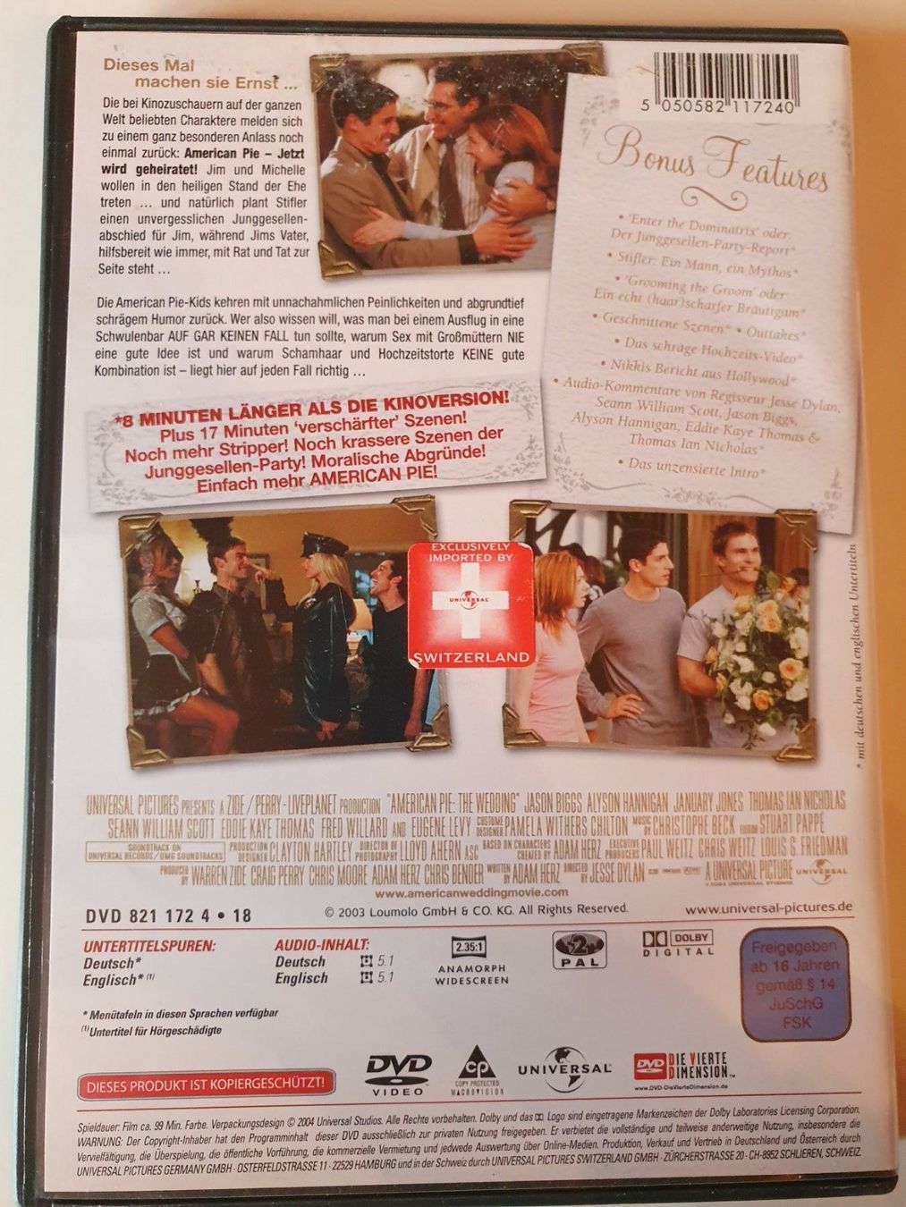Tutti i DVDs: American Pie - Jetzt wird geheiratet DVD – Usato da Oberdorf BL venduto da BaldenEagle 1