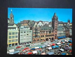 AK Basel Marktplatz ungelaufen (G5413)