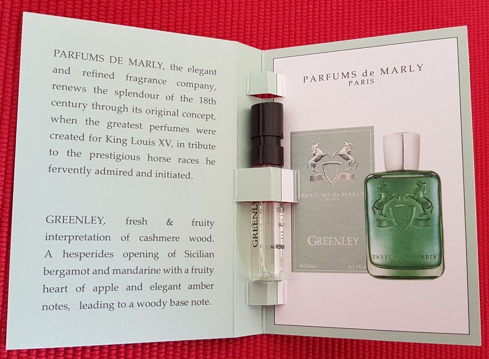Parfums de Marly Greenley Muster Probe Eau de Parfum 1,5ml Kaufen auf Ricardo