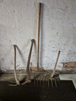 Outils de jardin ancien