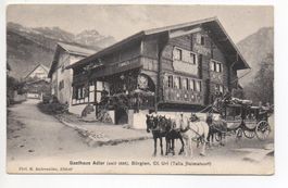 BÜRGLEN Uri Gasthaus Adler, Postkutsche
