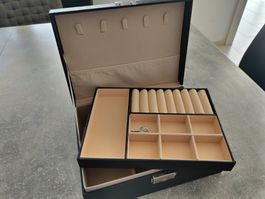 Schmuck Box abschliessbar (schwarz)