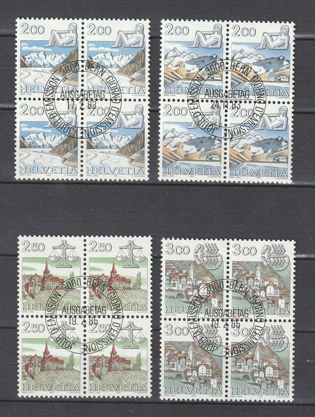 Tutti i francobolli: Tierkreiszeichen 1982/86 – Nuovo (secondo la descrizione) da Buttisholz venduto da wbr_wdw8 1