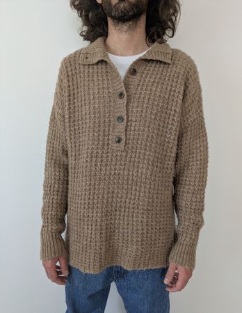 Pullover Lexington braun Merinowolle Grösse M Zustand gut