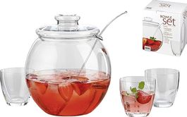 Cocktail- & Getränke-Set mit Gläsern