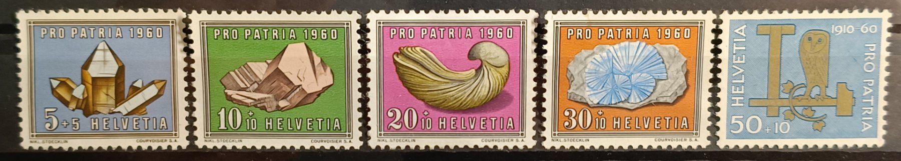 Alle Briefmarken: 1960 Pro Patria Satz postfrisch** – Gebraucht aus Dübendorf von goeggi79