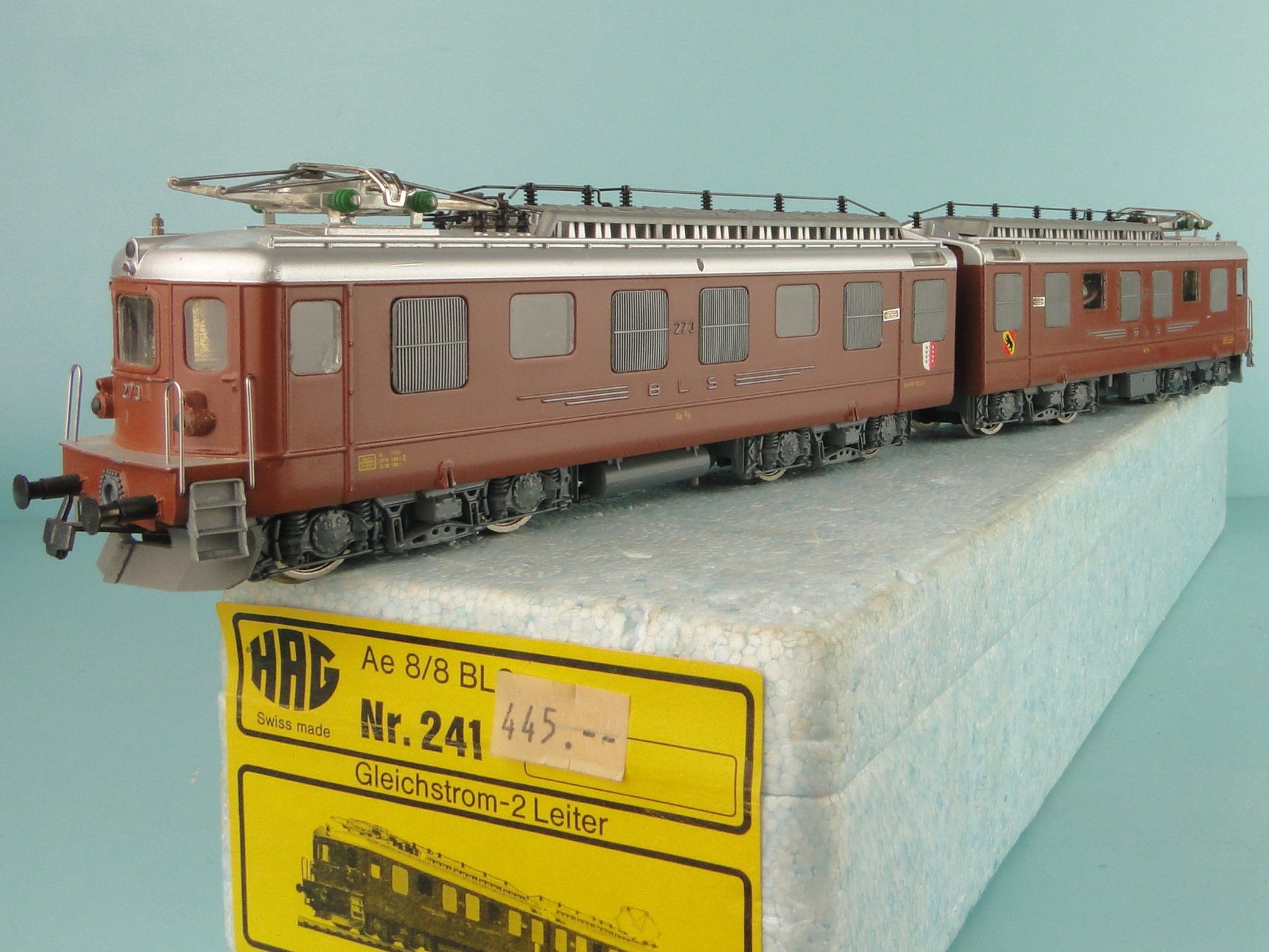 Hag Modellini di ferrovie: HAG 241 BLS Ae 8/8 Gleichstrom – Usato da Bülach venduto da cann11