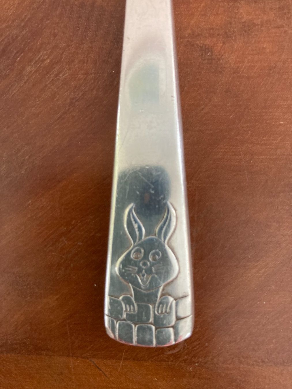 Posate: KINDERMESSER VERSILBERT 90  MOTIV: HASE / BUGS BUNNY – Usato da Subingen venduto da ArtBead 2