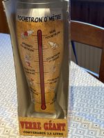 Verre à bière géant Pochetron O'Mètre 1.5L 