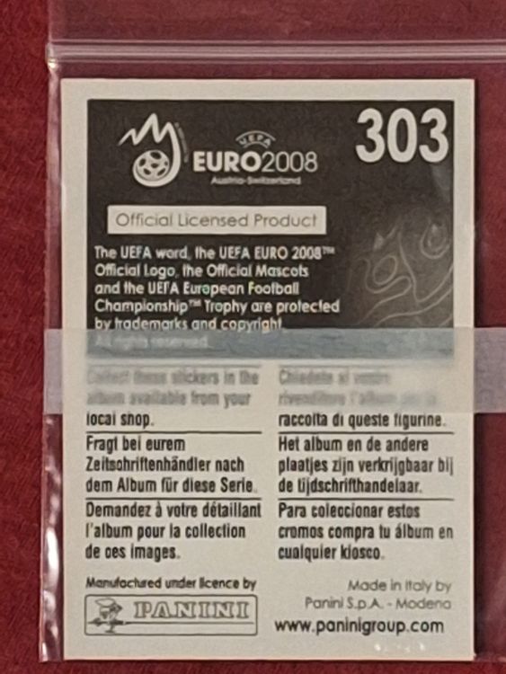 Panini Cartes à collectionner: Panini EM 2008 Alessandro DEL PIERO Nr. 303 – D'occasion à Balsthal par roh_dt72 1