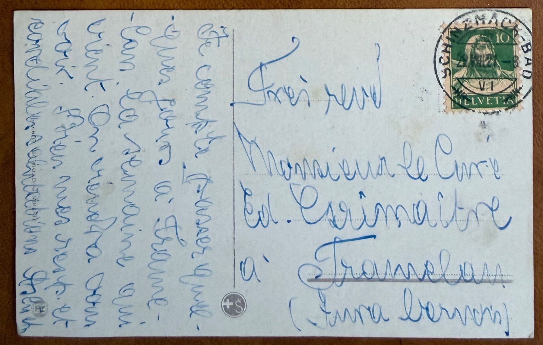 Ansichtskarten: Habsburg - Schloss 1927 – Gebraucht aus Lutry von Ediego 1