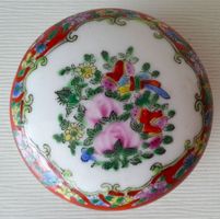 CHINA Dose Porzellan Deckeldose, um 1970-80
