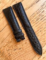 PATEK PHILIPPE Lederband 20/16 Alligator schwarz gepolstert