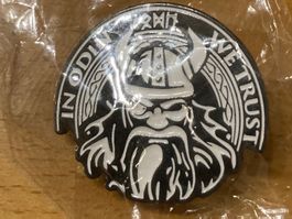 Viking Odin Pin Anstecker Punk Metal Rock Band