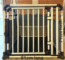 Top Hunde Transportbox aus Alu, neuwertig