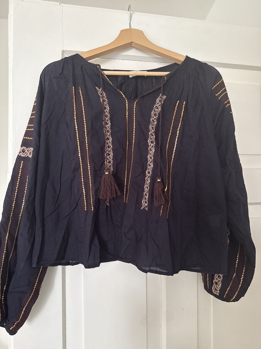 Chemisiers: Boho Bluse LSF – D'occasion à Zürich par einkaufswagen