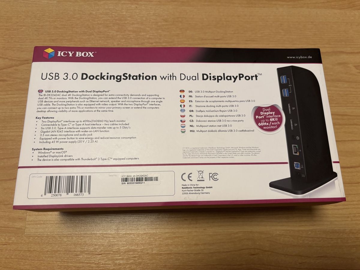 Docking station: Icybox IB-DK2242AC Dockingstation – D'occasion à Altendorf par Psyfrog 1