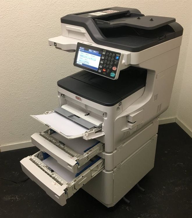 Oki Drucker: Oki MC853dnct, A3 Color MFP, wenig gebraucht, Top Preis – Gebraucht aus Glattbrugg von copytron 1