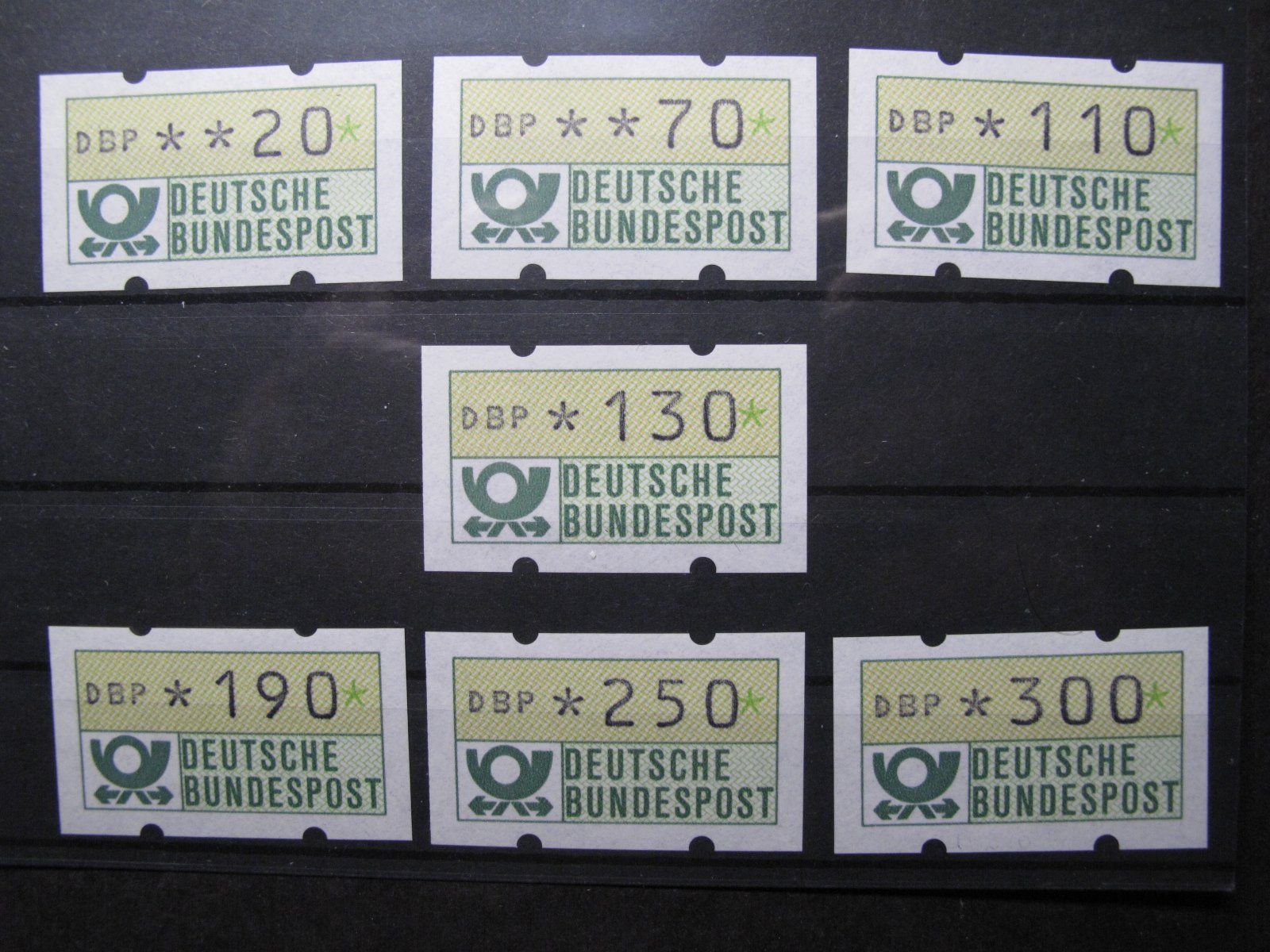 Alle Briefmarken: BRD 1982 Freimarken Emblem Bundespost VS2** – Gebraucht aus Wil SG von fva01