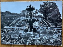 📸 2 Postkarte Genève Genf 1960 Zeitzeuge Post gelaufen Voll