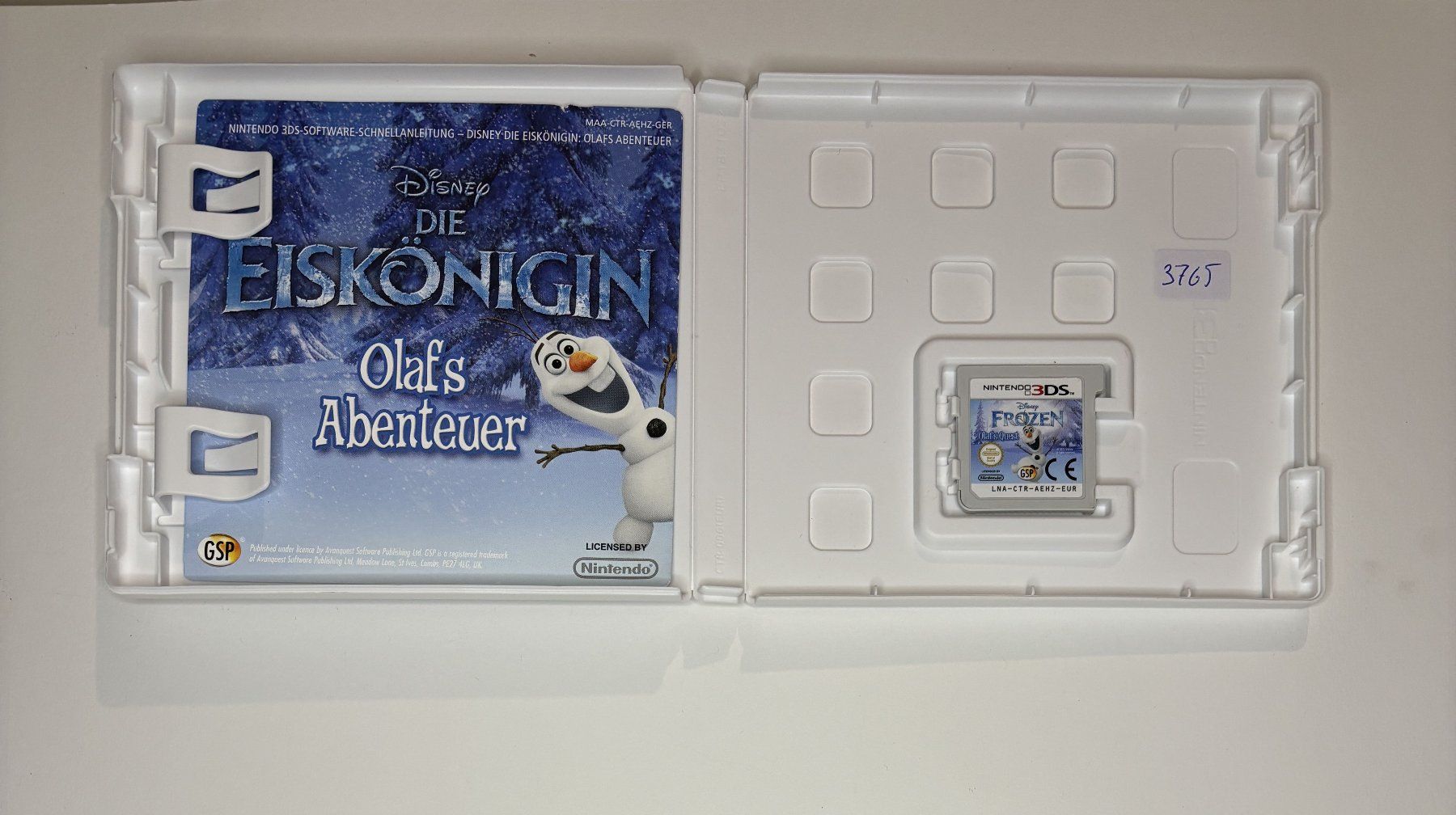 Giochi: 3DS - Disneys Die Eiskönigin: Olaf's Abenteuer – Usato da Allschwil venduto da Bullach 1