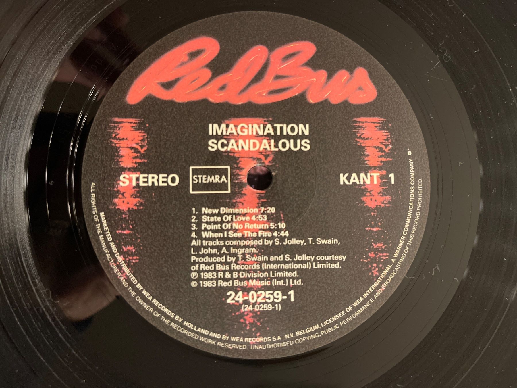 Dischi in vinile: S1729/Imagination - Scandalous – Usato da Frutigen venduto da Philippe_jsp 3