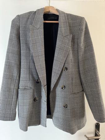 Zara Woman Blazer XS Karomuster Top Zustand!