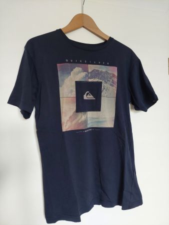 T-Shirt dunkelblau mit Motiv