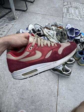 Nike Air Max 1 rouge/beige, taille 42.5 - Portées