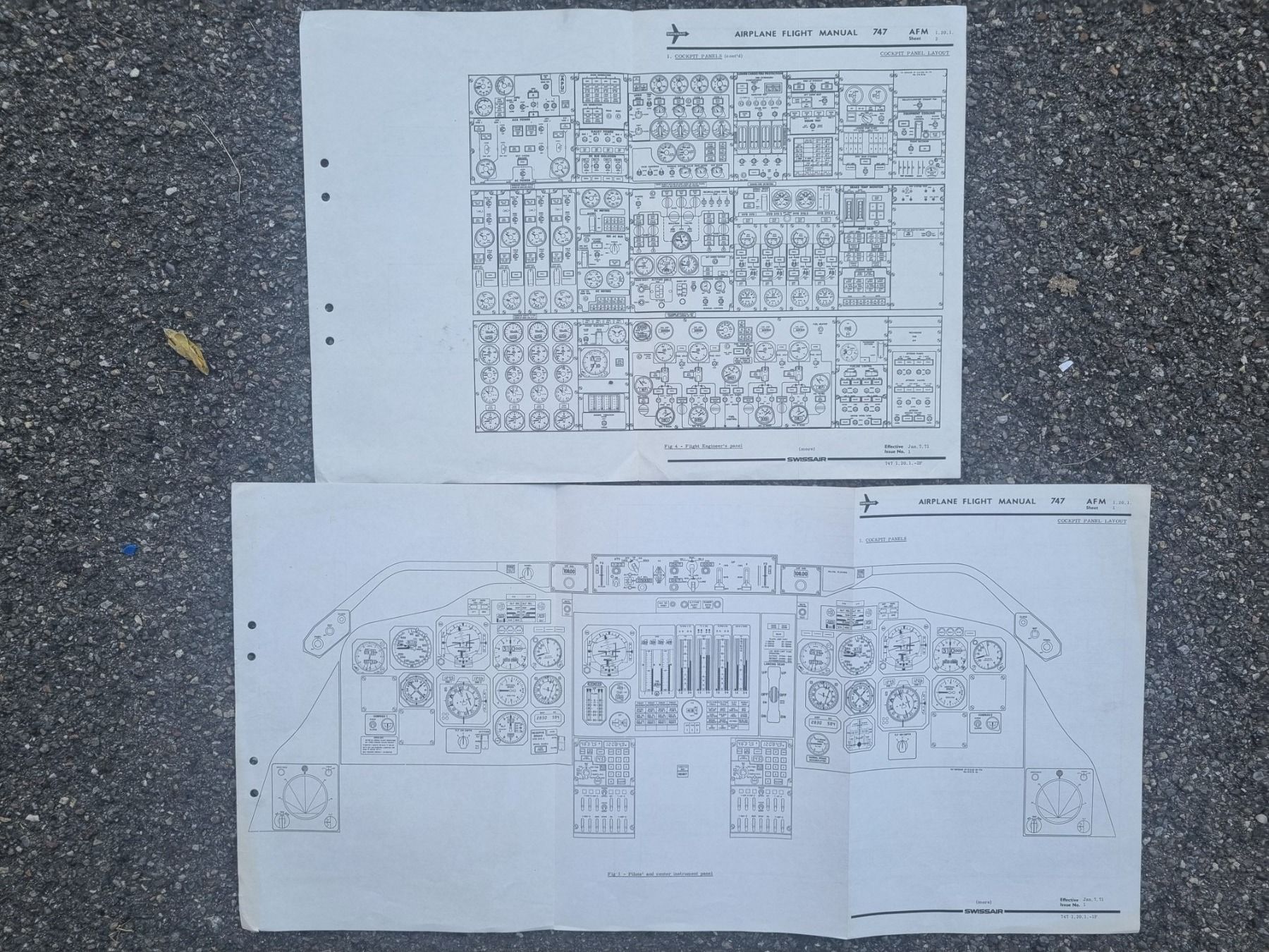 Libri: Flugzeug Cockpit manuel Swissair Jumbo – Usato da Männedorf venduto da Modell-Spezialisten